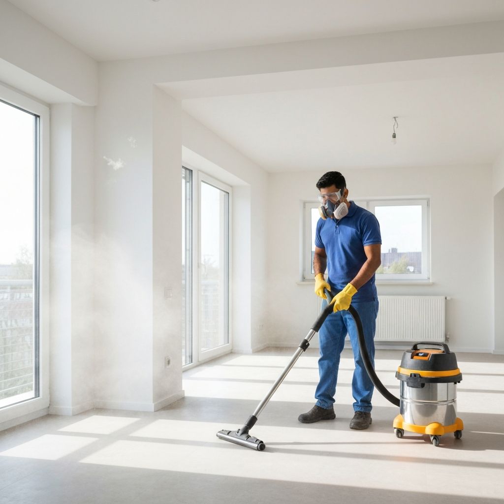 리모델링 후 청소